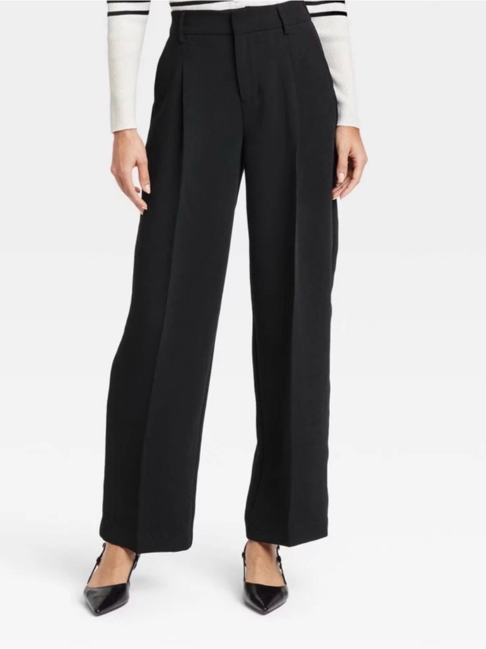 Women Signature Crepe Essential Trouser - A New Day Sz 16
